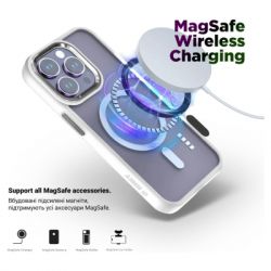     Armorstandart Unit MagSafe Apple iPhone 12/12 Pro Matte Clear Silver (ARM70444) -  3