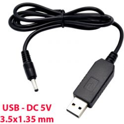   USB 2.0 AM to DC 3.5  1.35 mm 1.0m USB 5V to DC 5V Dynamode (DM-USB-DC-3.5x1.35mm) -  2