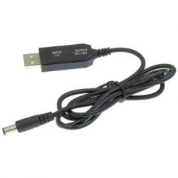   USB 2.0 AM to DC 5.5  2.1 mm 1.0m 5V to 12V Dynamode (DM-USB-DC-5.5x2.1-12V)