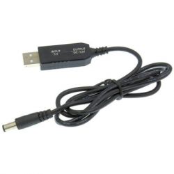 ������ �������� USB 2.0 AM to DC 5.5 � 2.1 mm 1.0m 5V to 12V Dynamode (DM-USB-DC-5.5x2.1-12V)