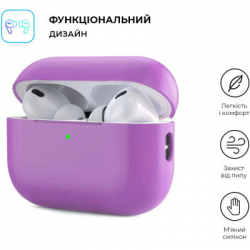 Чохол для навушників Armorstandart Silicone Case для Apple Airpods Pro 2 Purple (ARM64540) - Картинка 2