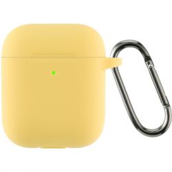    Armorstandart Ultrathin Silicone Case With Hook  Apple AirPods 2 Yellow (ARM59696)