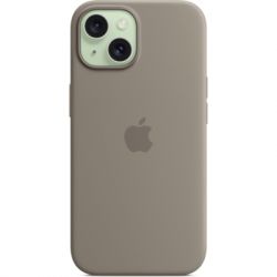     Apple iPhone 15 Silicone Case with MagSafe Clay (MT0Q3ZM/A) -  4