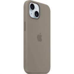     Apple iPhone 15 Silicone Case with MagSafe Clay (MT0Q3ZM/A) -  6