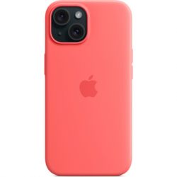     Apple iPhone 15 Silicone Case with MagSafe Guava (MT0V3ZM/A) -  5