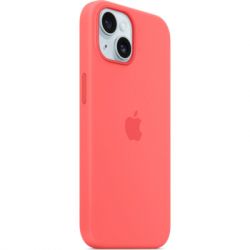 Чехол для мобильного телефона Apple iPhone 15 Silicone Case with MagSafe Guava (MT0V3ZM/A) - Картинка 6