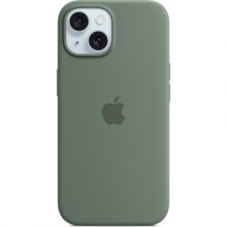     Apple iPhone 15 Silicone Case with MagSafe Cypress (MT0X3ZM/A)