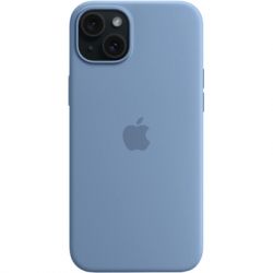 ����� ��� ���������� �������� Apple iPhone 15 Silicone Case with MagSafe Winter Blue (MT0Y3ZM/A) - �������� 5
