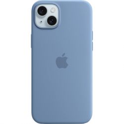    Apple iPhone 15 Silicone Case with MagSafe Winter Blue (MT0Y3ZM/A)