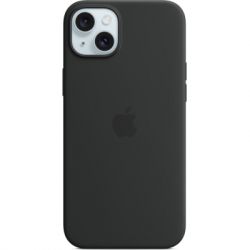    Apple iPhone 15 Plus Silicone Case with MagSafe Black (MT103ZM/A)