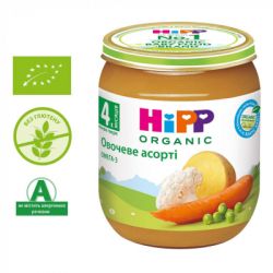 Детское пюре HiPP Овощное ассорти 125 г (1223072) - Картинка 2