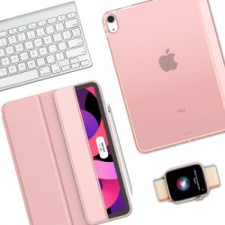    BeCover Tri Fold Hard Apple iPad Air 5 (2022) 10.9" Pink (709664) -  3