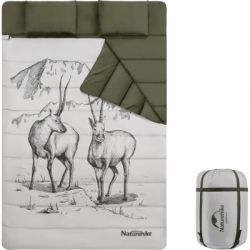 Спальный мешок Naturehike двомісний із подушками NH21MSD06 Green (6927595795330)