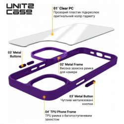     Armorstandart UNIT2 Apple iPhone 15 Pro Max Purple (ARM69990) -  4