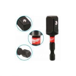 Адаптер для инструмента Milwaukee ShW 1/4"HEX - 1/2" квадратный хвостовик (4932478803) - Картинка 2