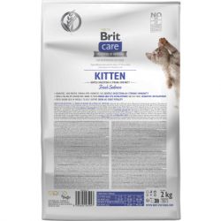 Сухой корм для кошек Brit Care Cat GF Kitten Gentle Digestion Strong Immunity с лососем 2 кг (8595602565047) - Картинка 2