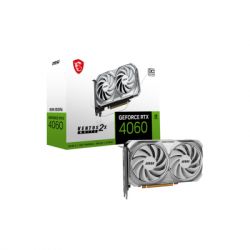  MSI GeForce RTX4060 8Gb VENTUS 2X WHITE OC (RTX 4060 VENTUS 2X WHITE 8G OC)