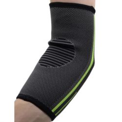 Фіксатор ліктя MadMax MFA-283 3D Compressive elbow support Dark grey/Neon green S (MFA-283_S) - Картинка 6