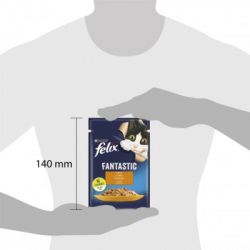 Влажный корм для кошек Purina Felix Fantastic с курицей в желе 85 г (7613039788097) - Картинка 5