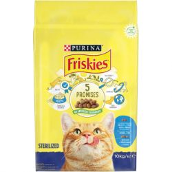 Сухой корм для кошек Purina Friskies Sterile с лососем и овощами 10 кг (7613033205064) - Картинка 2