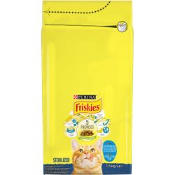 Сухой корм для кошек Purina Friskies Sterile с лососем и овощами 1.5 кг (7613033002458) - Картинка 2