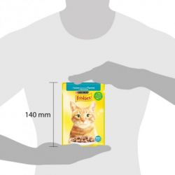 Вологий корм для кішок Purina Friskies шматочки у підливі з тунцем 85 г (7613036962315) - Картинка 3
