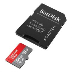 Карта памяти SanDisk 64GB microSD class 10 UHS-I Ultra (SDSQUAB-064G-GN6MA) - Картинка 2