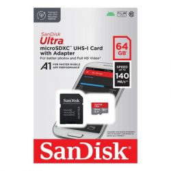  '  ' SanDisk 64GB microSD class 10 UHS-I Ultra (SDSQUAB-064G-GN6MA) -  5
