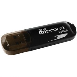 USB   Mibrand 128GB Marten Black USB 3.2 (MI3.2/MA128P10B)