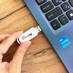 USB   Mibrand 64GB Marten White USB 3.2 (MI3.2/MA64P10W) -  3