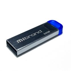 USB   Mibrand 64GB Falcon Silver-Blue USB 2.0 (MI2.0/FA64U7U)