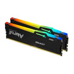 Модуль пам'яті для комп'ютера DDR5 16GB (2x8GB) 5200 MHz Beast RGB Kingston Fury (ex.HyperX) (KF552C36BBEAK2-16) - Картинка 2