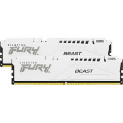 Модуль памяти для компьютера DDR5 64GB (2x32GB) 6000 MHz Beast White Kingston Fury (ex.HyperX) (KF560C36BWEK2-64) - Картинка 4