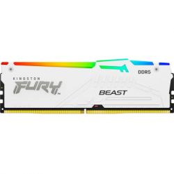     DDR5 16GB 5600 MHz Beast White RGB Kingston Fury (ex.HyperX) (KF556C36BWEA-16) -  1