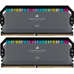  '  ' DDR5 64GB (2x32GB) 6000 MHz Dominator Platinum RGB Gray Corsair (CMT64GX5M2B6000Z30)