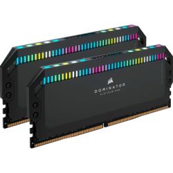     DDR5 64GB (2x32GB) 6000 MHz Dominator Platinum RGB Black Corsair (CMT64GX5M2B6000C30) -  2