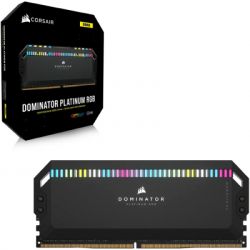  '  ' DDR5 64GB (4x16GB) 6200 MHz Dominator Platinum RGB Black Corsair (CMT64GX5M4B6200C32) -  4