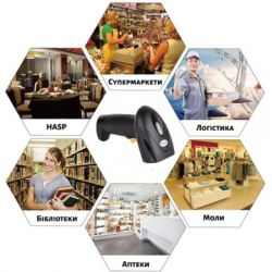 Сканер штрих-кода UKRMARK EV-B208 2D, Bluetooth, USB (UEVB208) - Картинка 5