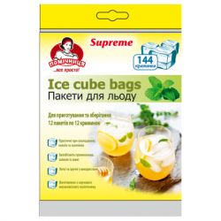 Пакетики для льоду Помічниця Eco Friendly Supreme 28 х 16.5 см 144 шт (4820012340538)