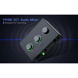   Fifine Sound Card SC1 Black (SC1) -  6