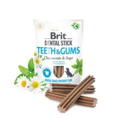 Ласощі для собак Brit Dental Stick Teeth&Gums ромашка і шавлія 251 г (8595602564354) - Картинка 2