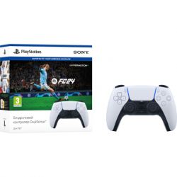  Playstation 5 Dualsense White  PS5/PS 5 Digital Edition +  EA SPORTS FC24 (1000040600)