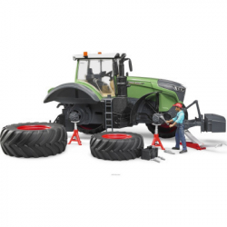 Масштабна модель автомобіля Bruder Трактор Fendt 1050 Vario з фігуркою та аксесуарами для ремонту (04041) - Картинка 2