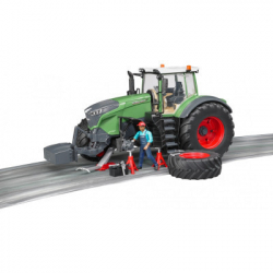 Масштабна модель автомобіля Bruder Трактор Fendt 1050 Vario з фігуркою та аксесуарами для ремонту (04041) - Картинка 7