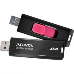 SSD накопитель ADATA SD610 1TB USB 3.2 (SC610-1000G-CBK/RD) - Картинка 5