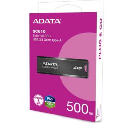 Накопичувач SSD USB 3.2 500GB SD610 ADATA (SC610-500G-CBK/RD) - Картинка 11