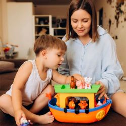 Розвиваюча іграшка Kiddi Smart Ковчег Ноя (українською мовою) (063404) - Картинка 9