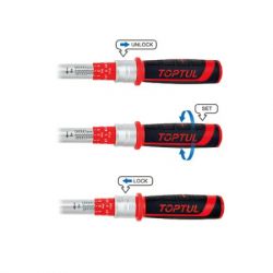 Ключ Toptul динамометрический 1/4"x295мм 5-25Nm (ANBV0803) - Картинка 2