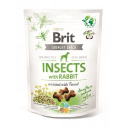    Brit Care Dog Crunchy Cracker Insects  , ,    200  (8595602551460)