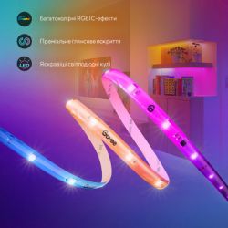Светодиодная лента Govee RGBIC Basic Wi-Fi + Bluetooth LED Strip Light With Protective Coating 10м Білий (H619C3D1) - Картинка 7